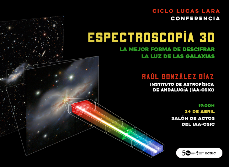 Espectroscopía 3D: la mejor forma de descifrar la luz de las galaxias