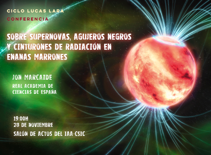 Sobre supernovas, agujeros negros y cinturones de radiación en enanas marrones
