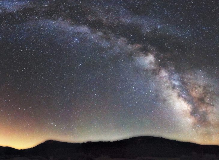 The sky of the Granada Geopark, threatened by light pollution