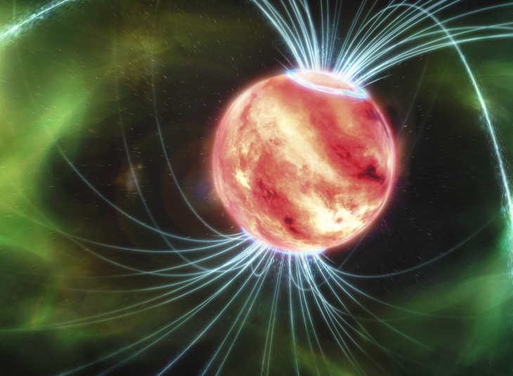 Se obtiene la primera imagen detallada de un cinturón de radiación fuera del Sistema Solar