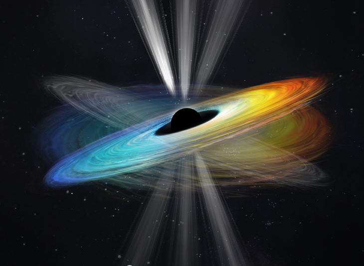 Dos décadas de observación de la galaxia M87 muestran un chorro oscilante conectado a un agujero negro giratorio