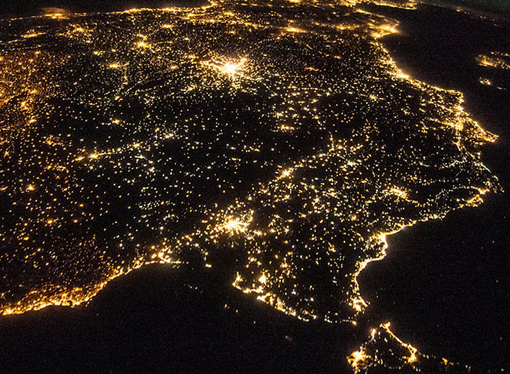 The IAA studies the influence of state of alarm on light pollution levels