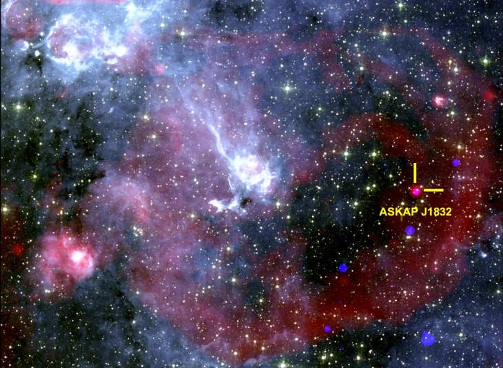 Detectan un misterioso objeto cósmico que emite señales de radio y rayos X de manera sincronizada