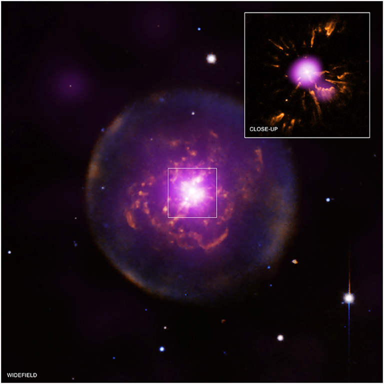 Abell 30, tomada por el satélite CHANDRA