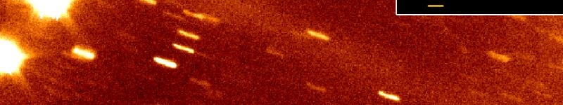 Fragmentación de un cometa del cinturón principal