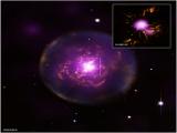 Abell 30, tomada por el satélite CHANDRA