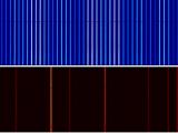 Espectro de peinde de luz vs. neón