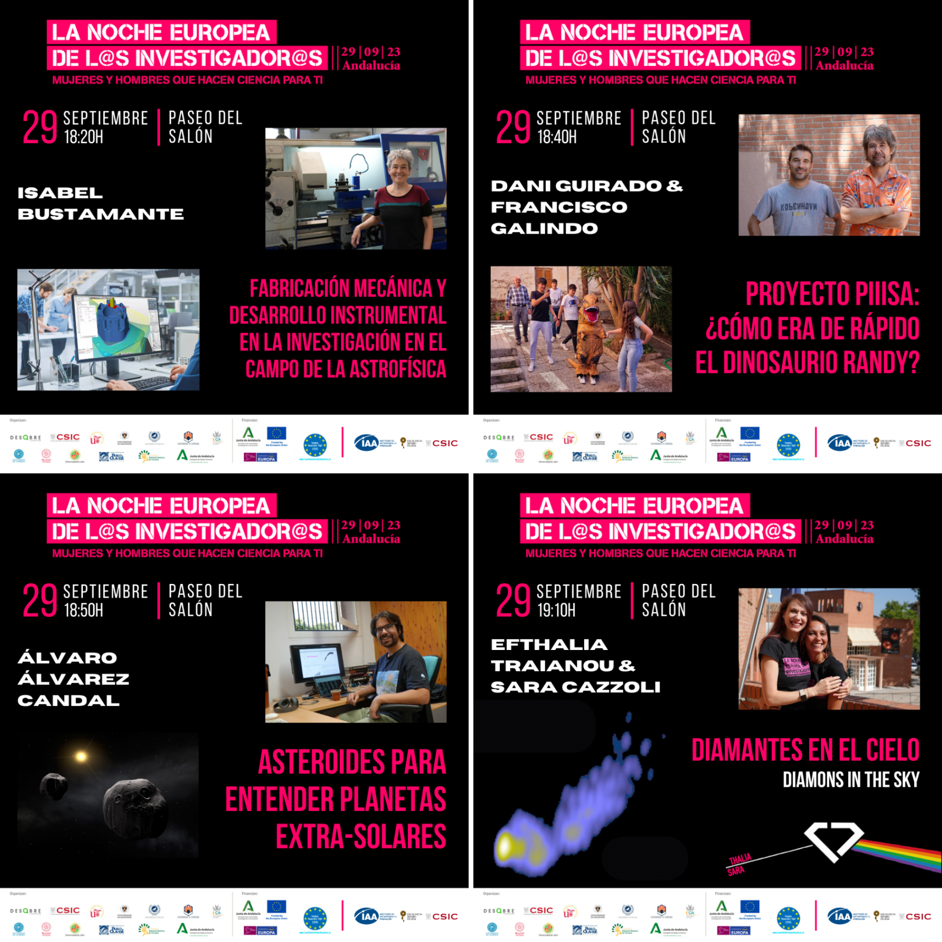 Programa Noche Europea Investigadores 2023