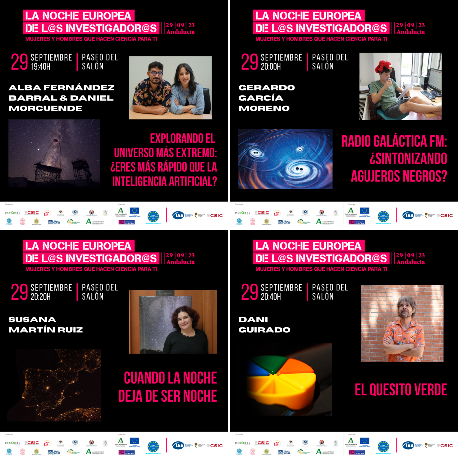 Programa Noche Europea Investigadores 2023