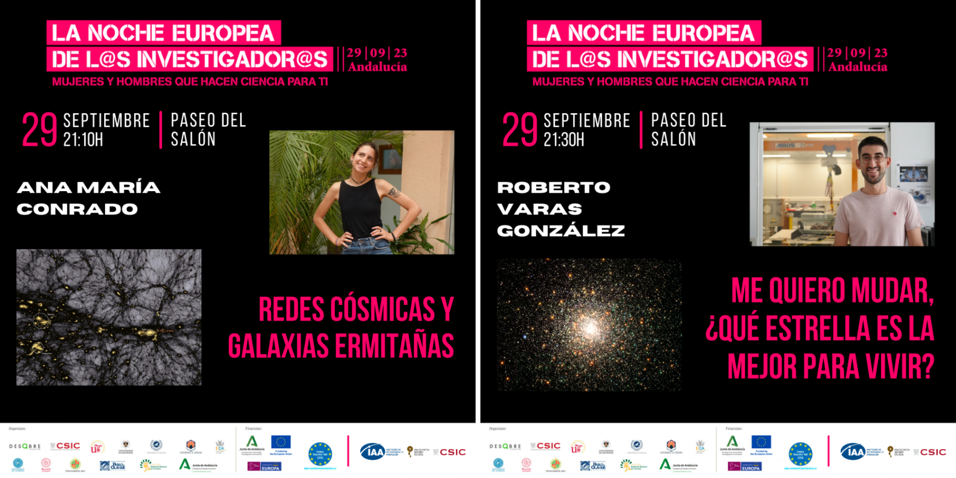 Programa Noche Europea Investigadores 2023