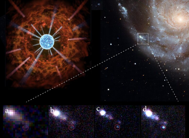 sn2023ixf-boo3 Imagen de la región de formación estelar masiva AFGL 5180