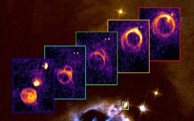 La interacción entre el jet de una estrella joven y su entorno, reconstruida con un detalle inédito gracias al telescopio ALMA
